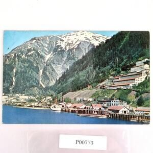 Juneau Alaska Vintage 1960s Postcard HS Crocker Color Mirro-Krome Photo
